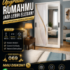 Lemari Pakaian Sliding 2 Pintu