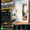 Lemari Pakaian Sliding 2 Pintu
