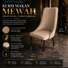 Hestia Meja Makan Import Gold