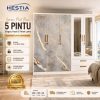 MEBEL PEKANBARU Lemari Plat 5 Pintu